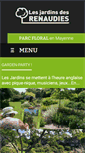 Mobile Screenshot of jardinsdesrenaudies.fr